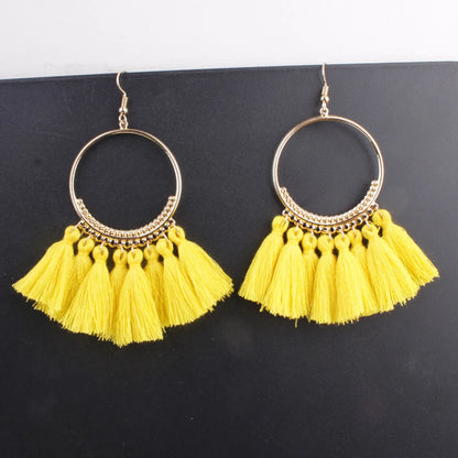 Wholesale Jewelry 1 Pair Fashion Printing Alloy Drop Earrings