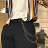 Fashion Punk Style Hiphop Men's Jeans Pants Chain Waist Chain