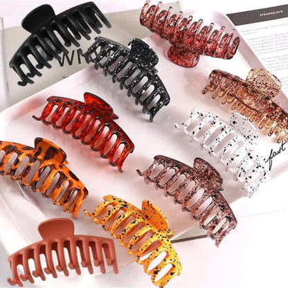 Fashion Rectangle Resin Hair Claws