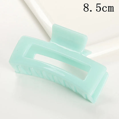 Fashion Rectangle Resin Hair Claws