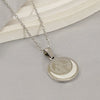 Fashion Religious Titanium Steel Geometric Round Pendant Necklace For Men And Women