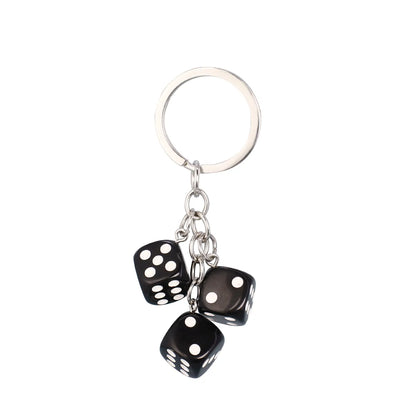 Dice Resin Keychain