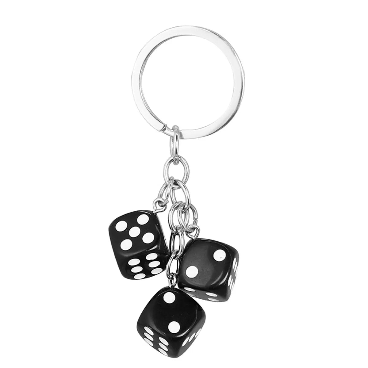 Dice Resin Keychain