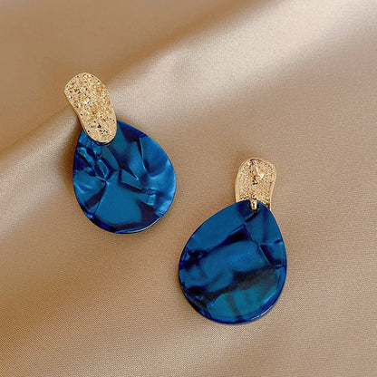 Fashion Water Droplets Arylic No Inlaid Earrings