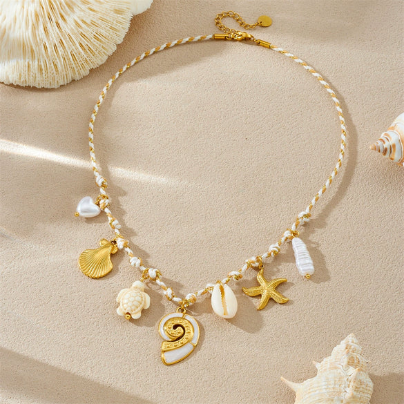 Fashion Retro Highend Stainless Steel Goldplated Animal Zodiac Pendant Necklace