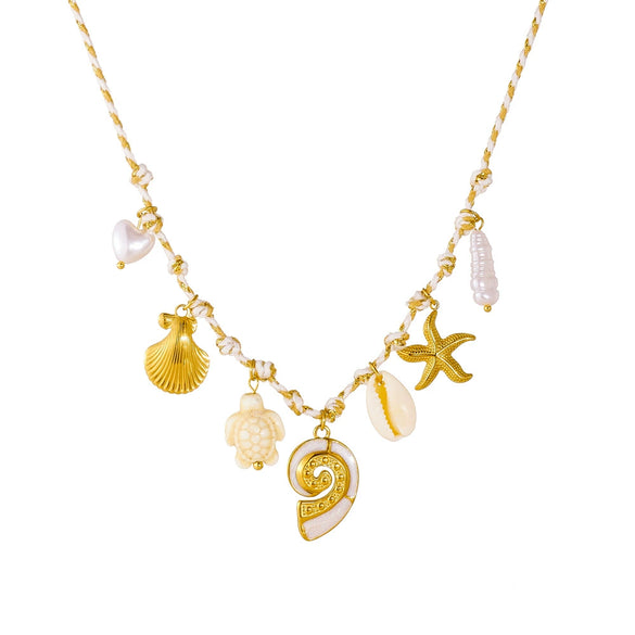 Fashion Retro Highend Stainless Steel Goldplated Animal Zodiac Pendant Necklace