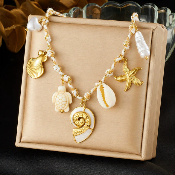 Fashion Retro Highend Stainless Steel Goldplated Animal Zodiac Pendant Necklace