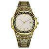 Fashion Retro Men's Alloy Watch With Oval Dial