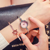 Fashion Retro Small Fresh Female Bracelet Watch Alloy Case Stainless Steel Strap Round Dial