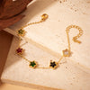 Fashion Retro Star Stainless Steel Goldplated Bracelet Accessories