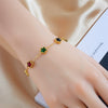 Fashion Retro Star Stainless Steel Goldplated Bracelet Accessories