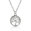 Fashion Retro Tree Of Life Pendant Alloy Ladies Peace Tree Necklace Clavicle Chain