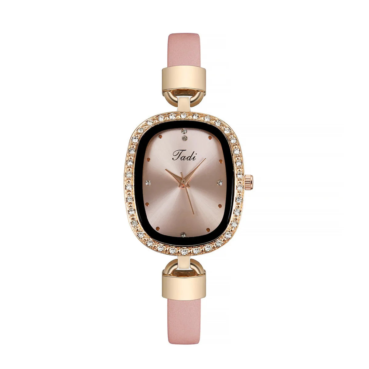 Fashion Rhinestone Thin Belt Watch Casual Watch Women