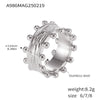 Fashion Ring Ring Suit Ball Opening Bracelet Stainless Steel Pvd Electroplated 18K Gold Jewelry For Women