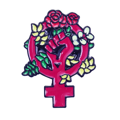 Fashion Rose Alloy Enamel Unisex Brooches