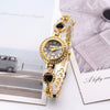 Fashion Round Alloy Women's Bracelet Watch Luxury Niche Ins Style Student Watch