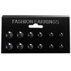 Fashion Round Diamond Stud Earrings 6 Pairs Set