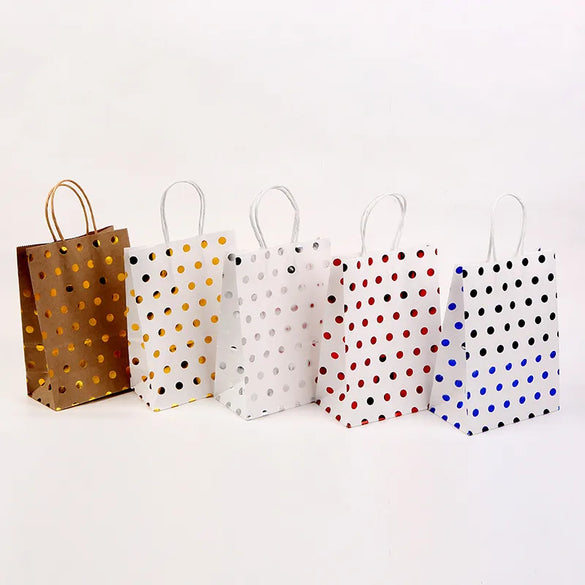 Fashion Round Dots Kraft Paper Daily Gift Wrapping Supplies 1 Piece