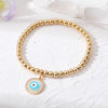 Fashion Round Eye Beaded Epoxy Unisex Bracelets 1 Piece