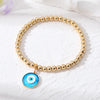 Fashion Round Eye Beaded Epoxy Unisex Bracelets 1 Piece