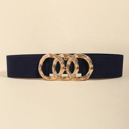 Fashion Round Metal Women'S Chain Belts