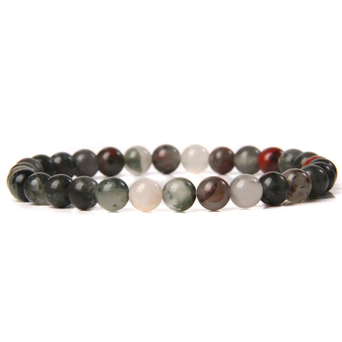 Fashion Round Natural Stone Beaded Bracelets 1 Piece