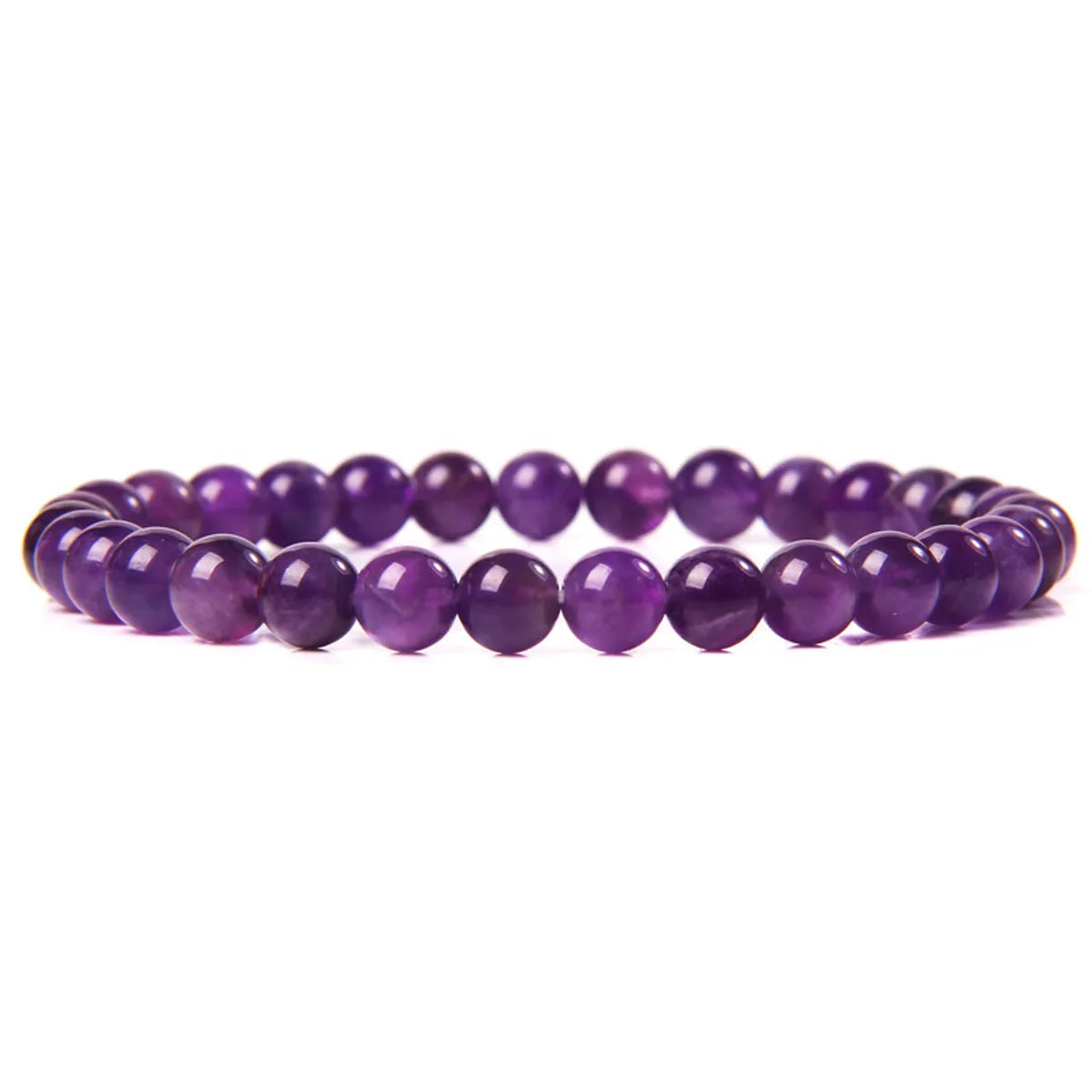 Fashion Round Natural Stone Beaded Bracelets 1 Piece