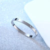 Fashion Round Stainless Steel Diamond Bangle
