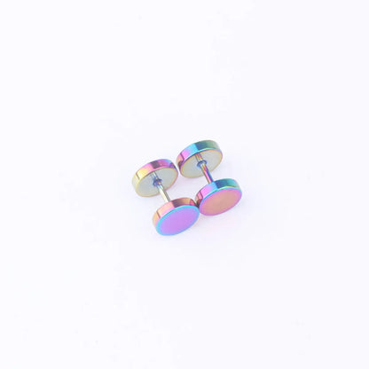 1 Piece Ear Cartilage Rings & Studs Fashion Round 316 Stainless Steel  Plating