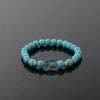 Fashion Round Turquoise Beaded Bracelets 1 Piece