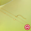 Fashion S925 Sterling Silver Overlapping Collarbone Necklace With Geometric Design And Zircon Treatment For Women