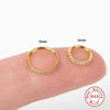 Fashion S925 Sterling Silver Piercer Micro Set Zircon Nose Ring Cartilage Earrings With Geometric Design And Inlaid Zircon Process