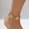 Fashion Sexy Metal Sunflower Waist Chain Body Chain For Female Retro Style Iron Chain Alloy