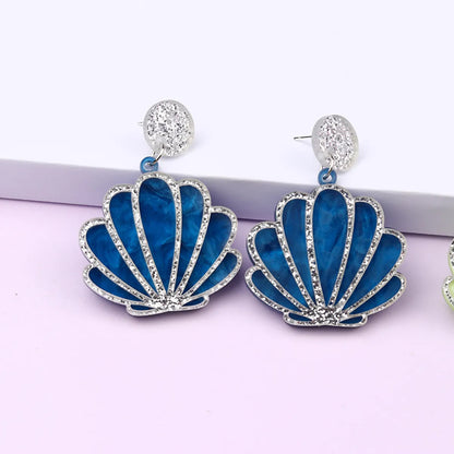 Fashion Shell Arylic Earrings