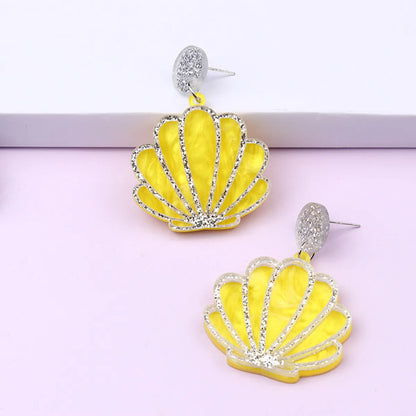 Fashion Shell Arylic Earrings