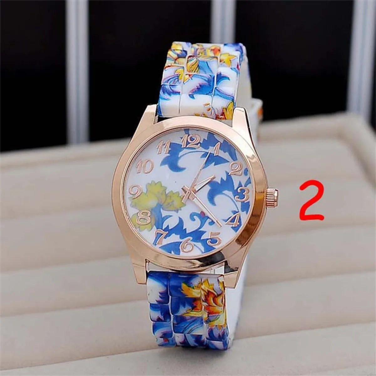 Stainless Steel Alloy Silica Gel Women'S Watches