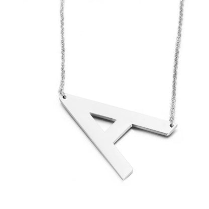 Fashion Simple 26 English Letter Stainless Steel Necklace Wholesale Gooddiy