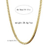 Fashion Simple Allmatch Stainless Steel Chain Necklace With Electroplating For Women