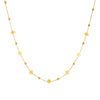 Fashion Simple Allmatch Stainless Steel O Word Chain Necklace With Star Pendant And Electroplating Design