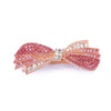 Fashion Simple Alloy Crystal Rhinestone Spring Clip Hairpin For Women