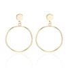 Fashion Simple Big Circle Alloy Earrings Nhpf145236