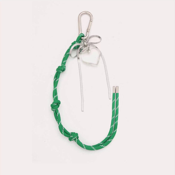 Fashion Simple Bow Bag Pendant Pvc Material Stripes Pattern Street Fashion Style For Women