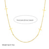 Fashion Simple Cross Stainless Steel Women's Necklace With Electroplating