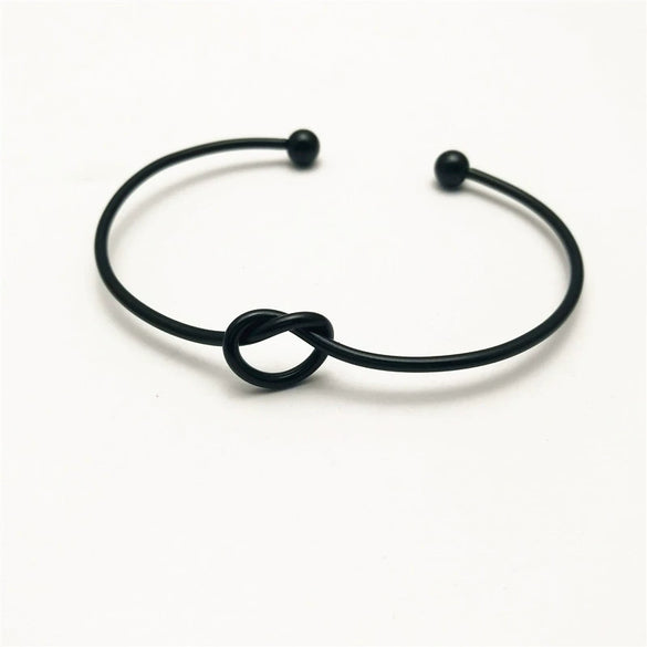 Fashion Simple Cut Out Open Metal Bangle Bracelet With Heart And Floral Detail Electroplated Women's Bracelet Accessory