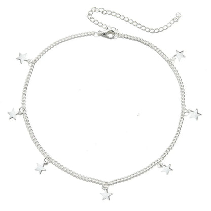 Fashion Simple Five-Pointed Star  Necklace