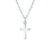 Fashion Simple Geometric Cross Gold Plated Alloy Necklace