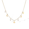 Fashion Simple Goldplated Stainless Steel Geometric Pendant Necklace For Women