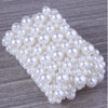 Fashion Simple Handmade Imitation Pearl Ultra Wide Elastic Women's Bracelet