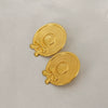 Fashion Simple Hat Earrings Stainless Steel Electroplating Women's