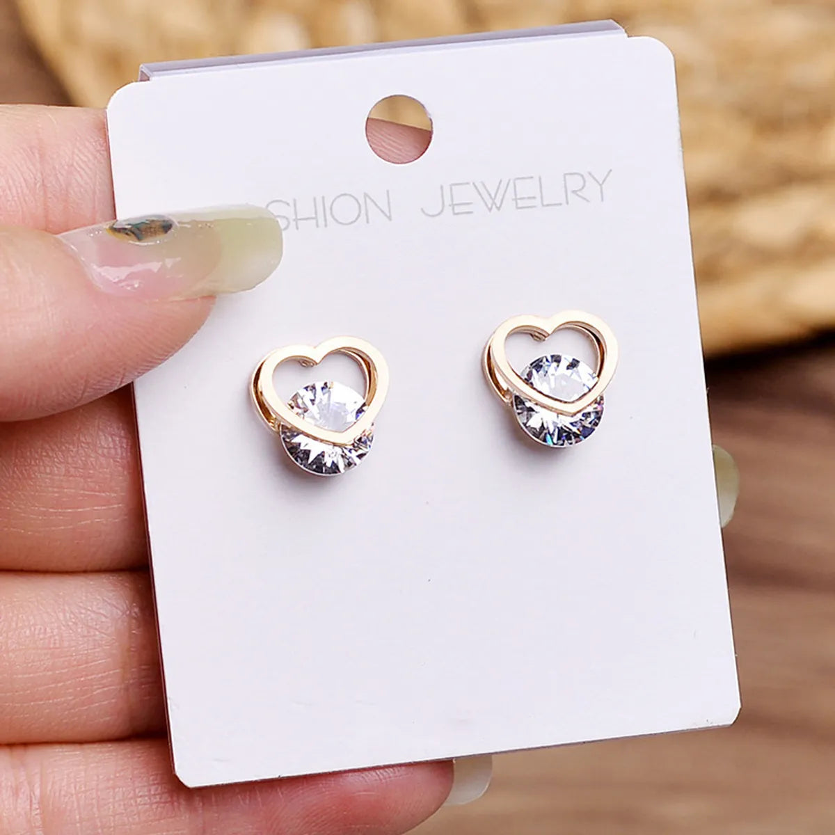 Simple Style Geometric Plating 304 Stainless Steel 18K Gold Plated Earrings Ear Studs